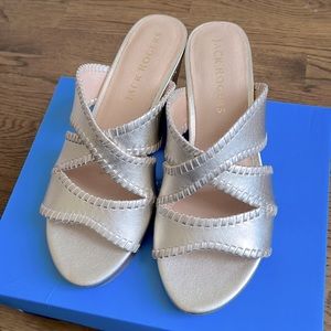 JACK ROGERS Jackie Mid Wedge—Sz 9